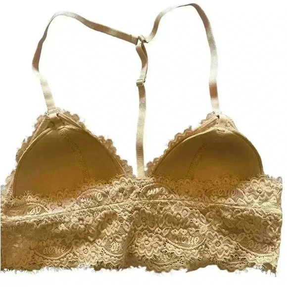 Aerie Racer Back Bralette Lacy Size Small Petite - Picture 2 of 11